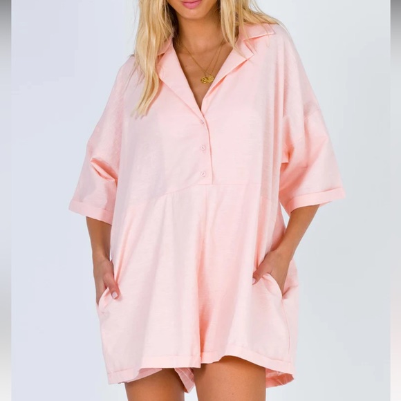 SINCLAIR ROMPER PINK - Picture 3 of 8